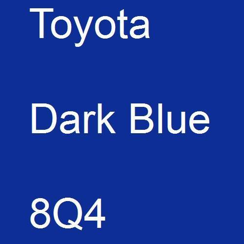 Toyota, Dark Blue, 8Q4.